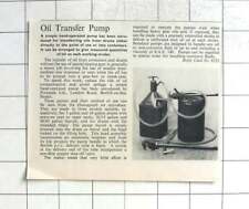 1964 oil pump for sale  BISHOP AUCKLAND