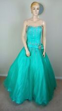 Stunning strapless turquoise for sale  BIRMINGHAM