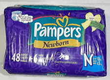 Fraldas para recém-nascidos vintage vintage vintage 2000 Pampers contagem de 40 com 6 toalhetes selados comprar usado  Enviando para Brazil