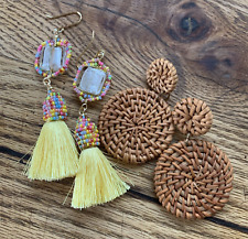 2 tribal earrings pairs for sale  Bozeman