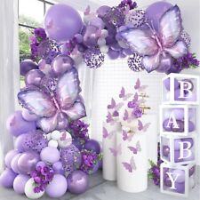 Purple butterfly balloon for sale  Shipping to Ireland