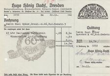 Dresden rechnung 1940 gebraucht kaufen  Leipzig