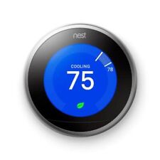 Termostato Nest Learning - 3ª geração aço inoxidável T3007es com sensor comprar usado  Enviando para Brazil