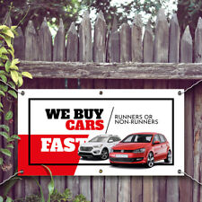 Used, PVC Banner Print Sign We buy cars Business Advertise Waterproof for sale  Shipping to South Africa
