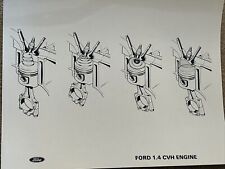 Ford 1.4 CVH Engine Sales Press Photograph Technical Style - Looks Great Framed for sale  Shipping to South Africa