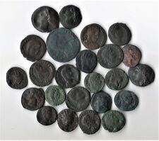 Lotto 24 monete, Greche, Puniche, Romane;Lot of 24 coins, Greek, Punic and Roman usato  Milano