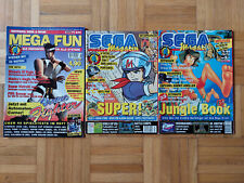 Usado, 2x SEGA Magazin 1x MegaFun  gaming retro 90er kult batman ristar sonic kult 94 comprar usado  Enviando para Brazil