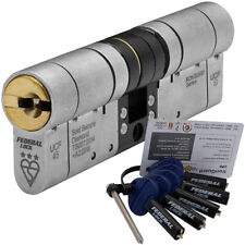Federal 3* Euro Cylinder Door Lock TS007 Diamond Secure acabamento duplo 5 chaves comprar usado  Enviando para Brazil