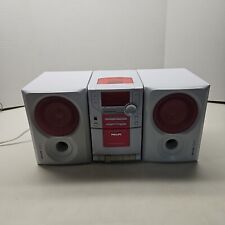 Gravador de fita cassete retrô estéreo Philips rosa CD player rádio AM/FM auxiliar 2002 comprar usado  Enviando para Brazil