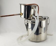 Stainless Steel Alcohol Still 2 Gal 8L Distiller Boiler Pot Copper for sale  Shipping to South Africa