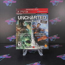 Uncharted Dual Pack Greatest Hits PS3 Playstation 3 - (See Pics), used for sale  Shipping to South Africa