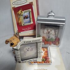 2 adornos de recuerdo especiales para perros 2006 y 2004 con cajas segunda mano  Embacar hacia Argentina