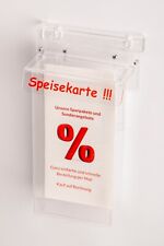 Flyerbox speisekarte wetterfes gebraucht kaufen  Werl