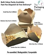 Biodegradable kraft food for sale  UK