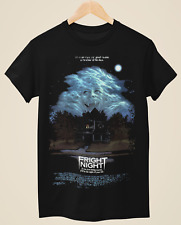 Camiseta preta unissex inspirada em pôster de filme Fright Night, usado comprar usado  Enviando para Brazil
