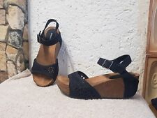 Clogs keilabsatz sandalen gebraucht kaufen  Windsbach