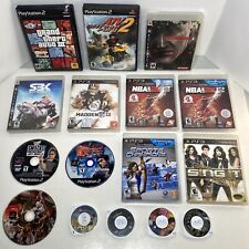 Usado, Lote de 12+ Pacote de Jogos PlayStation 2 3 PS2 PSP PS3 Metal Gear Tekken GTA NBA comprar usado  Enviando para Brazil