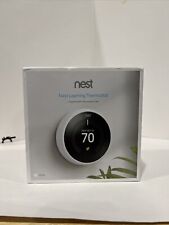 Used, Google Nest Learning Thermostat BOX ONLY White NO THERMOSTAT for sale  Shipping to Ireland