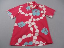 Camisa Reyn Spooner Feminina P Havaiana Floral Vintage Manga Curta Botão comprar usado  Enviando para Brazil