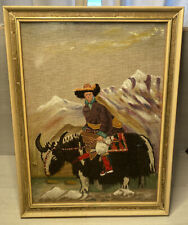 Vintage framed woolwork for sale  YEOVIL