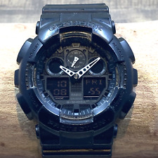 Relógio digital Casio G Shock masculino preto 5081 GA-100 temporizador alarme data nova bateria, usado comprar usado  Enviando para Brazil