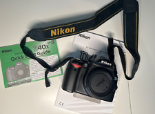Câmera Digital SLR Nikon D40X 10.2 MP Preta (Somente o Corpo) comprar usado  Enviando para Brazil