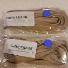 Flat beige laces for sale  BARRY
