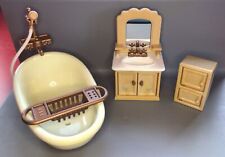 Used, Sylvanian Families Bathroom Bundle Bath Shower Sink/Mirror Unit & Cupboard for sale  Shipping to South Africa