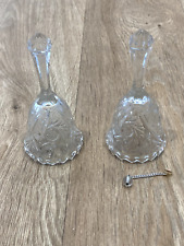 PAIR OF MATCHING CHRYSTAL BELLS for sale  Shipping to South Africa
