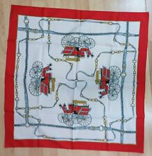 Foulard polyester rouge d'occasion  Aubenas