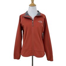 The North Face Windwall Fleece Jacket Womens M Medium Paprika Full Zip Pockets for sale  Shipping to South Africa