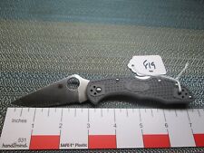 819 gray spyderco for sale  Bow