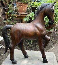 Horse carved wood for sale  LONDON