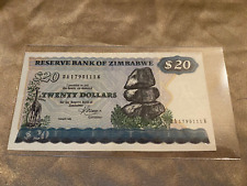 Used, ZIMBABWE 20 Dollars 1983    unc for sale  Shipping to South Africa