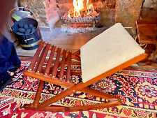 Footstool upholstered calfrest for sale  LONDON
