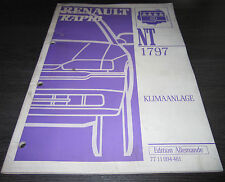 Werkstatthandbuch Renault Rapid Klimaanlage Klima Air Conditioning Stand 1992 segunda mano  Embacar hacia Argentina