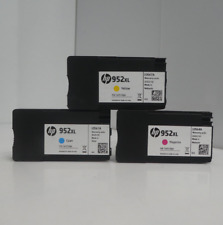Lote de 3 cartuchos de tinta ciano/magenta/amarelo HP 952XL genuínos novos/sem caixa comprar usado  Enviando para Brazil