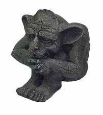 Stone Garden 1995 Sitting Gargoyle Statue GrayStone Signed Larry Miller USA for sale  Shipping to South Africa
