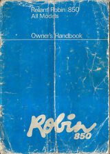 Used, Reliant Robin 850 All Models Saloon & Van 1978 Original Owners Handbook for sale  BATLEY
