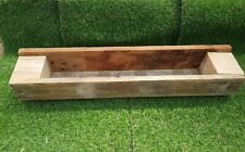 Wooden Planter Trough Planting 80cm Outdoor Garden WindowBox Reclaimed Timber for sale  Shipping to South Africa