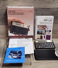 Usado, Calculadora financiera HP 12C de colección con funda de caja original manual folleto nos como nueva segunda mano  Embacar hacia Argentina