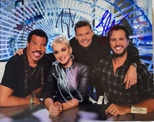 American Idol Luke Bryan, Katy Perry, Lionel Richie e autografado 10x8 HGA CERTIFICADO DE AUTENTICIDADE, usado comprar usado  Enviando para Brazil