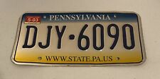 Pennsylvania authentic license for sale  Allentown