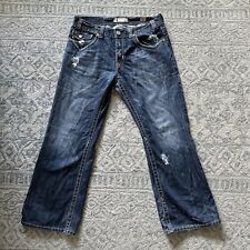 Jeans jeans Mek Oaxaca bootcut masculino tamanho 36x30 aba desgastada bolso botão mosca comprar usado  Enviando para Brazil