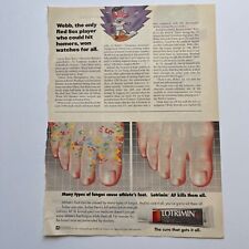 Usado, Anuncios impresos de revista crema antifúngica Lotrimin 1993 anuncio en color segunda mano  Embacar hacia Argentina