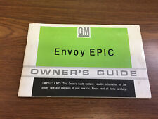 Vintage GM Envoy Epic Car Manual del propietario segunda mano  Embacar hacia Argentina