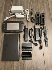 Nintendo Wii U 32GB BLACK Console + Gamepad Plus Extras! One Owner Tested/Works!, used for sale  Shipping to South Africa
