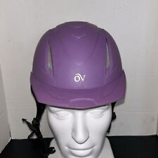 Casco de equitación ecuestre para escolar de lujo Ovation, púrpura, pequeño/mediano 52-56 cm segunda mano  Embacar hacia Argentina