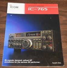 Brochure icom 765 for sale  Caledonia