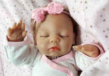 Boneca bebê recém-nascida renascida menina 18 polegadas silicone para dormir corpo de pano macio comprar usado  Enviando para Brazil